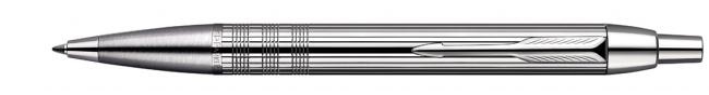 Parker IM Premium 2010 Shiny Chrome Chiselled Penna Sfera
